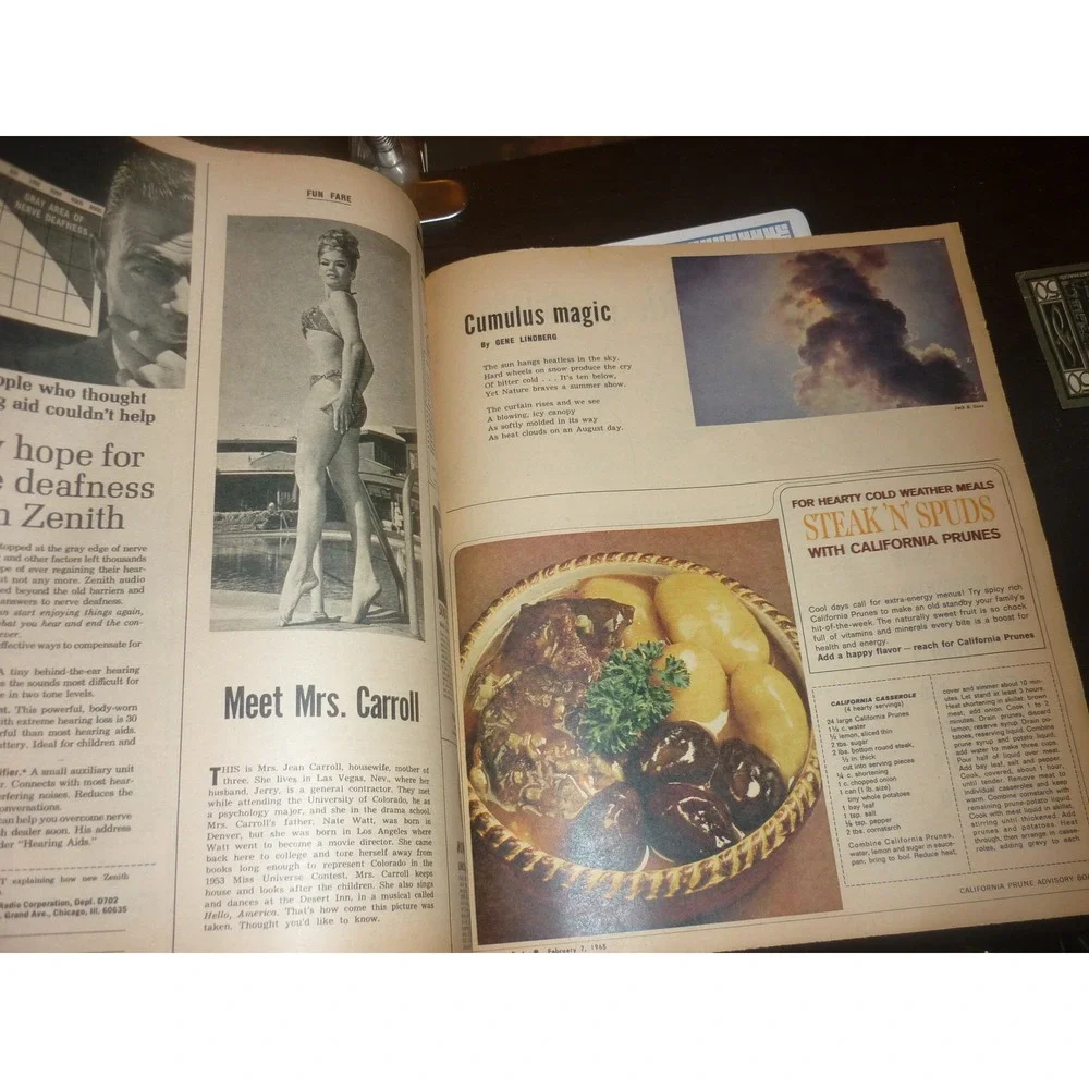 Vintage Sunday Empire Magazine Feb 7 1965 Denver Post Basketball Pete Dikeou